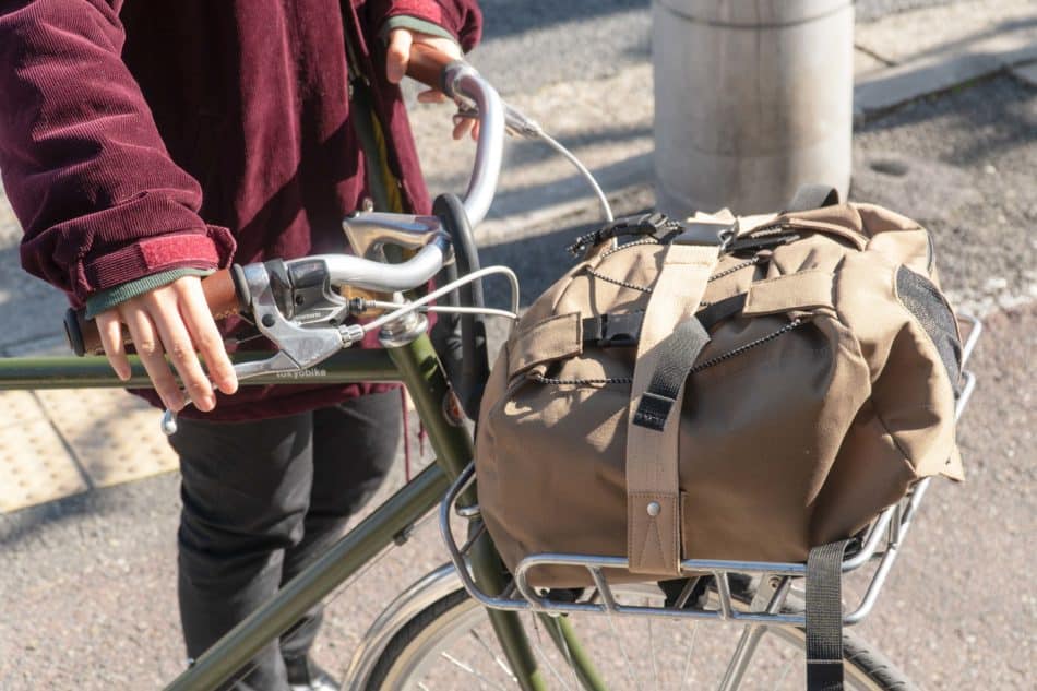 荷物をのせてゆったり通勤・通学できる自転車カスタム