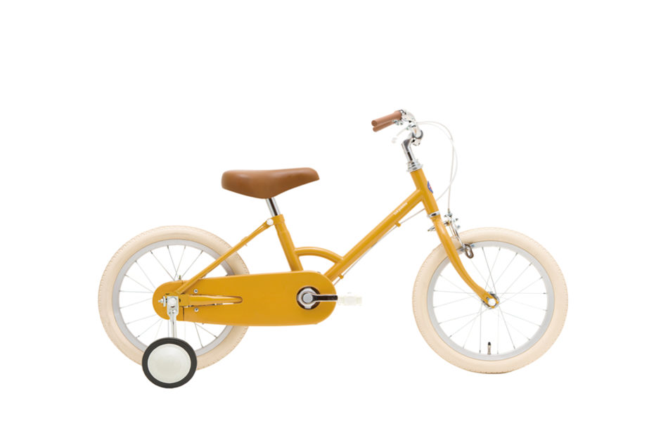 黄色16インチ自転車