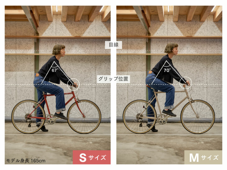 自転車のサイズ選び】SとM、MとLはどう違う？〜ホリゾンタルフレーム編